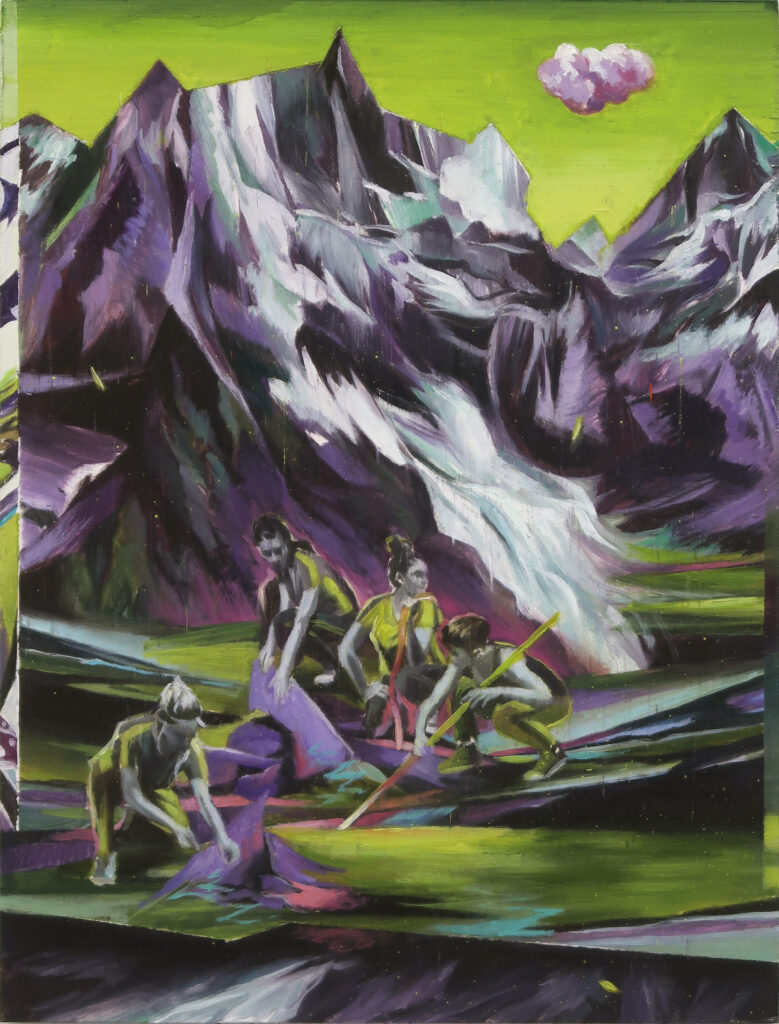 michaelstreun.ch, Oil on Canvas, Michael Streun, Schweiz, Thun, Schweizer Maler, Malerei, Painter, Figurative Malerei, figurative painting, portrait painting, Zeichnung, Objekte, Radierung, Porträt, Surreal, Ölmalerei, Öl auf Leinwand, Oil on Canvas,  Kohlezeichnung, Pastellzeichnung, Fotografie, Video, Ausstellungen, Galerie, Puberty, Projekte, Installationen, Klingende Köpfe, Blues Legends, Mario Capitanio, Peter Gurtner, Carlo Brenni, Georges Müller, Peter Müller, MC Anliker, Jamie Wong-Li, Sandee, Walter Schmocker, Markus Heiniger, Jimy Hofer, Simon La Bey, Schmidi Schmidhauser, Rhonda Dorsey, Shirley Grimes, Gölä, Tinu Heiniger, Christine Lauterburg, Marc Storace, Mich Gerber, Büne Huber, Hank Shizzoe, Kuno Lauener, Sina, Elvis, Alberto Giacometti, B.B. King, Buddy Guy, John Lee Hooker, Kurse, Malkurs, Ölmalen, Porträt in Öl, Objekte in Öl, Aktzeichnen, Aktmalen, sfgb-b.ch, Schule für Gestaltung Bern und Biel, Galerie Art-Etage Biel, Kunsthaus Interlaken, Kunstmuseum Thun, www.atelierstreun.ch, Atelierhaus Thun, www.atelierhausthun.ch, Painting, Swiss Painter, Oilpainting, Drawing, Etching, Portrait, Oil Portrait, Surreal, figurative painting, Oil on Canvas, Oil on Cardboard, Oil on Paper, Berlin, Atelierstipendium, Atelierhaus, www.atelierhaus.ch, Cantonale Berne Jura, Skizzen, Studien, Plastic, Ablösung, Puberty, Pubertät, Adoleszenz, Umbruch, Umwälzungen, Corona-Krise, Zeitenwende, Habitat, Trip, Klimawandel, Übergang, Warner, Überdreht, Satellit.Space Thun, Der Schacht, futuristische Akte, Galerie Tammen Berlin, Robert Walser, Senfies, Farbfinderin, Spannungsfeld, Verschlingung, Die Vorleserin, Überdreht, Begehung, Projekt Talk, Klimawandel, der Schacht, Wandlung, Zündung, der Sog, Nachtlager, der Graben, Habitat, Vorspäherin, Zeitenwende, Kunstpreis der Stadt Thun 