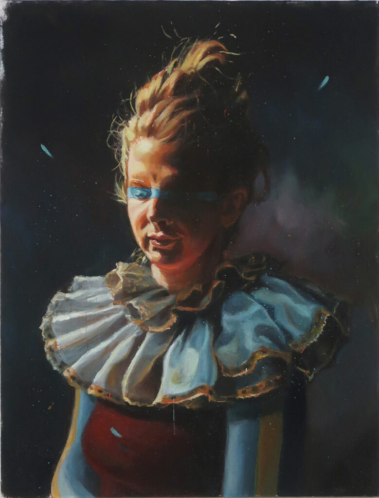 michaelstreun.ch, Oil on Canvas, Michael Streun, Schweiz, Thun, Schweizer Maler, Malerei, Painter, Figurative Malerei, figurative painting, portrait painting, Zeichnung, Objekte, Radierung, Porträt, Surreal, Ölmalerei, Öl auf Leinwand, Oil on Canvas,  Kohlezeichnung, Pastellzeichnung, Fotografie, Video, Ausstellungen, Galerie, Puberty, Projekte, Installationen, Klingende Köpfe, Blues Legends, Mario Capitanio, Peter Gurtner, Carlo Brenni, Georges Müller, Peter Müller, MC Anliker, Jamie Wong-Li, Sandee, Walter Schmocker, Markus Heiniger, Jimy Hofer, Simon La Bey, Schmidi Schmidhauser, Rhonda Dorsey, Shirley Grimes, Gölä, Tinu Heiniger, Christine Lauterburg, Marc Storace, Mich Gerber, Büne Huber, Hank Shizzoe, Kuno Lauener, Sina, Elvis, Alberto Giacometti, B.B. King, Buddy Guy, John Lee Hooker, Kurse, Malkurs, Ölmalen, Porträt in Öl, Objekte in Öl, Aktzeichnen, Aktmalen, sfgb-b.ch, Schule für Gestaltung Bern und Biel, Galerie Art-Etage Biel, Kunsthaus Interlaken, Kunstmuseum Thun, www.atelierstreun.ch, Atelierhaus Thun, www.atelierhausthun.ch, Painting, Swiss Painter, Oilpainting, Drawing, Etching, Portrait, Oil Portrait, Surreal, figurative painting, Oil on Canvas, Oil on Cardboard, Oil on Paper, Berlin, Atelierstipendium, Atelierhaus, www.atelierhaus.ch, Cantonale Berne Jura, Skizzen, Studien, Plastic, Ablösung, Puberty, Pubertät, Adoleszenz, Umbruch, Umwälzungen, Corona-Krise, Zeitenwende, Habitat, Trip, Klimawandel, Übergang, Warner, Überdreht, Satellit.Space Thun, Der Schacht, futuristische Akte, Galerie Tammen Berlin, Robert Walser, Senfies, Farbfinderin, Spannungsfeld, Verschlingung, Die Vorleserin, Überdreht, Begehung, Projekt Talk, Klimawandel, der Schacht, Wandlung, Zündung, der Sog, Nachtlager, der Graben, Habitat, Vorspäherin, Zeitenwende, Kunstpreis der Stadt Thun 