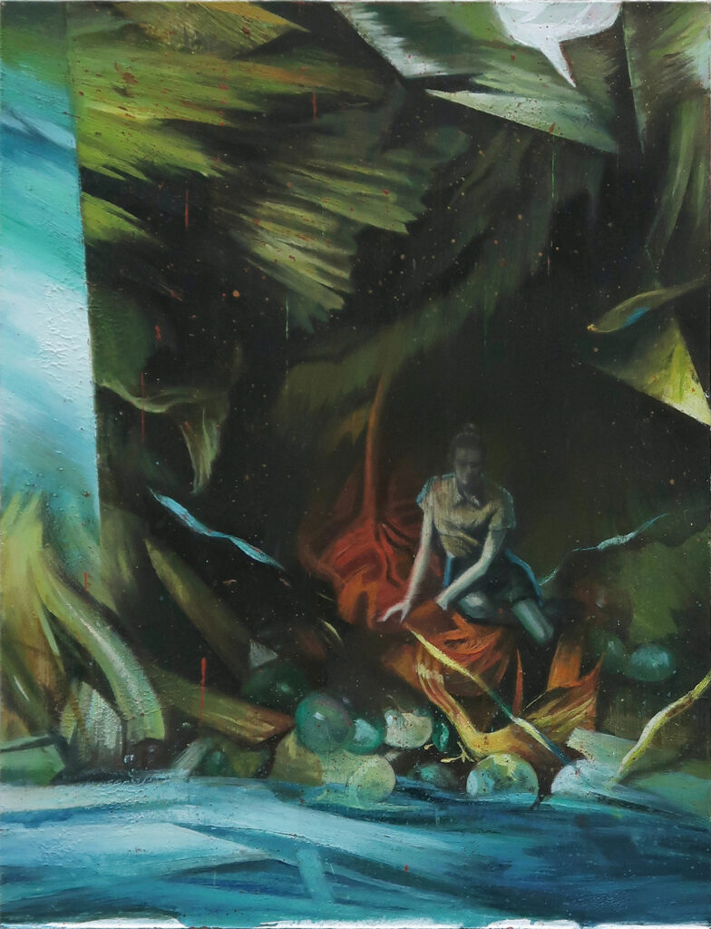 michaelstreun.ch, Oil on Canvas, Michael Streun, Schweiz, Thun, Schweizer Maler, Malerei, Painter, Figurative Malerei, figurative painting, portrait painting, Zeichnung, Objekte, Radierung, Porträt, Surreal, Ölmalerei, Öl auf Leinwand, Oil on Canvas,  Kohlezeichnung, Pastellzeichnung, Fotografie, Video, Ausstellungen, Galerie, Puberty, Projekte, Installationen, Klingende Köpfe, Blues Legends, Mario Capitanio, Peter Gurtner, Carlo Brenni, Georges Müller, Peter Müller, MC Anliker, Jamie Wong-Li, Sandee, Walter Schmocker, Markus Heiniger, Jimy Hofer, Simon La Bey, Schmidi Schmidhauser, Rhonda Dorsey, Shirley Grimes, Gölä, Tinu Heiniger, Christine Lauterburg, Marc Storace, Mich Gerber, Büne Huber, Hank Shizzoe, Kuno Lauener, Sina, Elvis, Alberto Giacometti, B.B. King, Buddy Guy, John Lee Hooker, Kurse, Malkurs, Ölmalen, Porträt in Öl, Objekte in Öl, Aktzeichnen, Aktmalen, sfgb-b.ch, Schule für Gestaltung Bern und Biel, Galerie Art-Etage Biel, Kunsthaus Interlaken, Kunstmuseum Thun, www.atelierstreun.ch, Atelierhaus Thun, www.atelierhausthun.ch, Painting, Swiss Painter, Oilpainting, Drawing, Etching, Portrait, Oil Portrait, Surreal, figurative painting, Oil on Canvas, Oil on Cardboard, Oil on Paper, Berlin, Atelierstipendium, Atelierhaus, www.atelierhaus.ch, Cantonale Berne Jura, Skizzen, Studien, Plastic, Ablösung, Puberty, Pubertät, Adoleszenz, Umbruch, Umwälzungen, Corona-Krise, Zeitenwende, Habitat, Trip, Klimawandel, Übergang, Warner, Überdreht, Satellit.Space Thun, Der Schacht, futuristische Akte, Galerie Tammen Berlin, Robert Walser, Senfies, Farbfinderin, Spannungsfeld, Verschlingung, Die Vorleserin, Überdreht, Begehung, Projekt Talk, Klimawandel, der Schacht, Wandlung, Zündung, der Sog, Nachtlager, der Graben, Habitat, Vorspäherin, Zeitenwende, Kunstpreis der Stadt Thun 